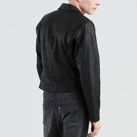 $498 Levis Genuine Leather Motto Jacket Sz M or XL - Picture 2 of 6